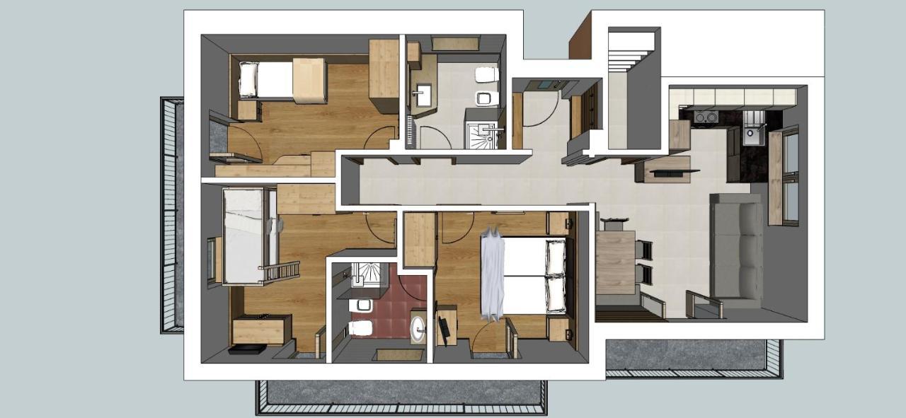 Fiemme Home Mountain Apartment Tesero Exterior photo